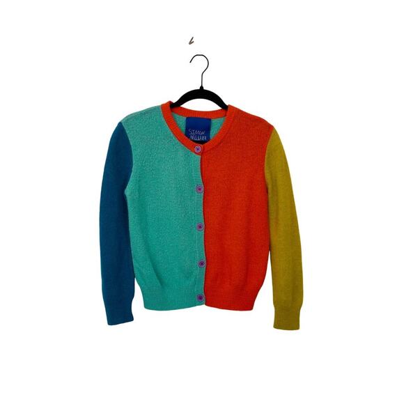 SIMONMILLER Didi Colorblock Cardigan Sz S - Picture 4 of 8